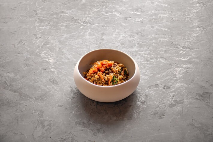 Гречневая каша с брокколи и грибами