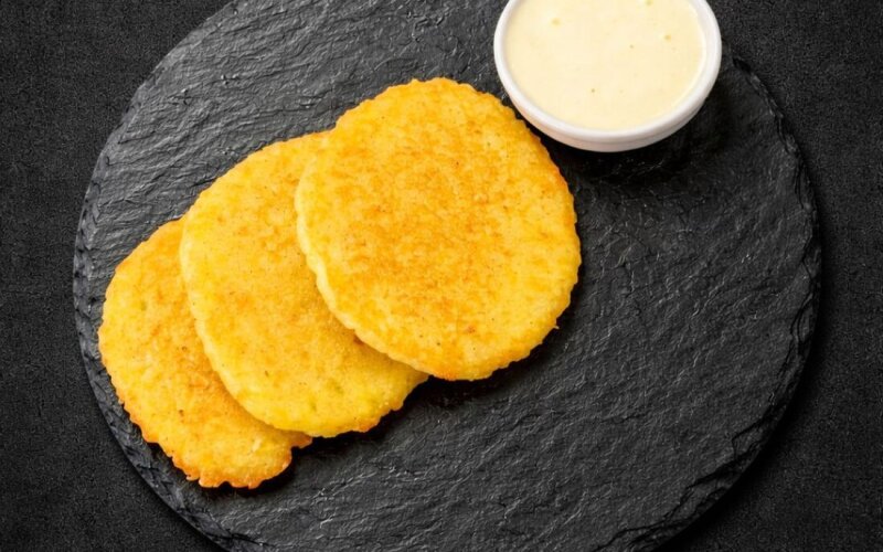 Драники со сметаной