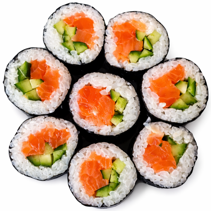Ролл «Лосось-огурец»