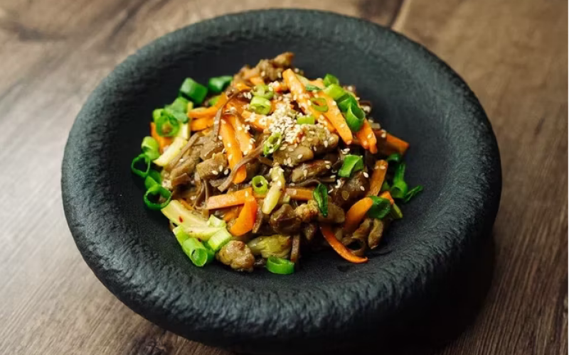 Лапша со свининой