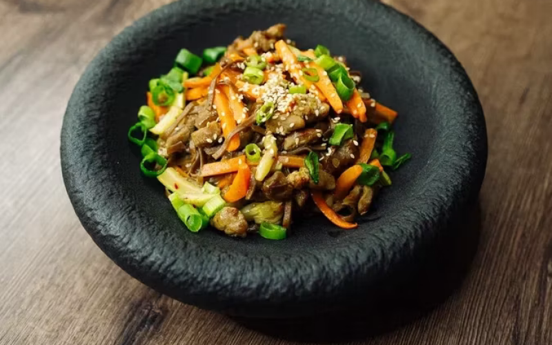 Лапша со свининой