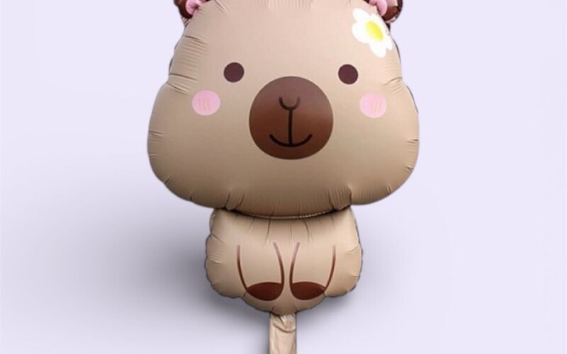 Шар «Капибара коричневый»