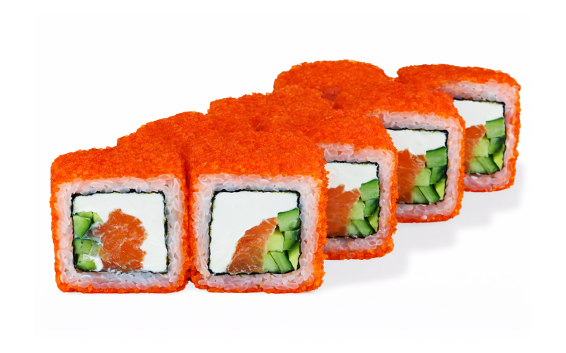 Ролл «Калифорния с лососем»