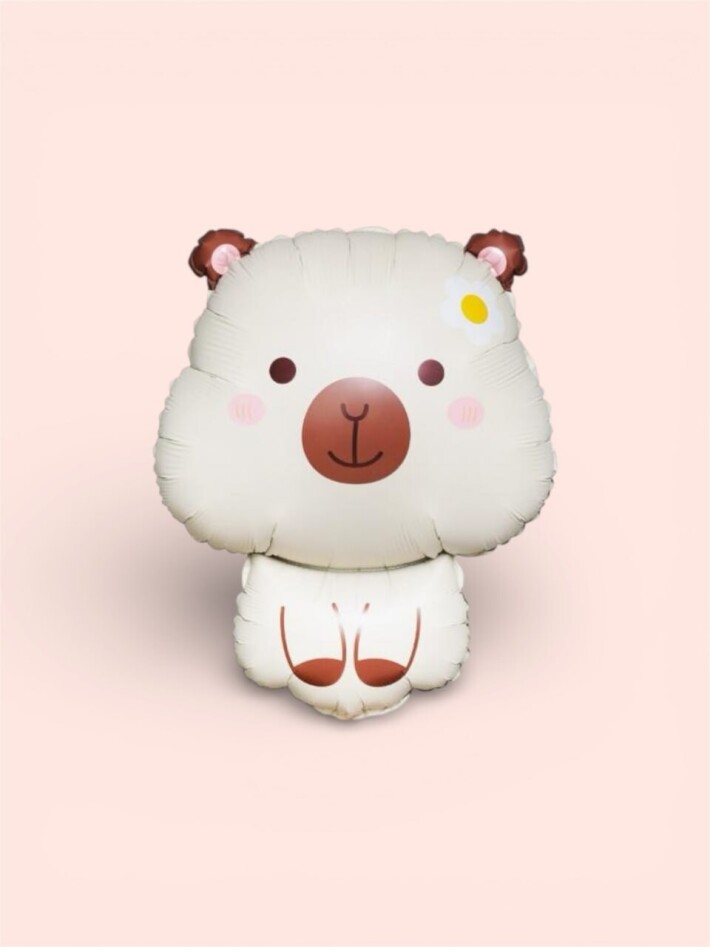 Шар «Капибара молочный»