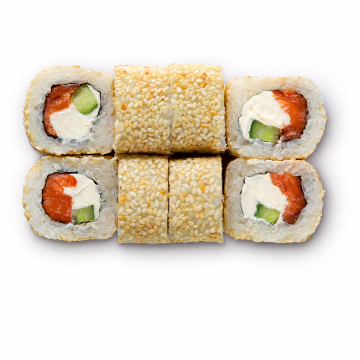 Ролл «Аляска с лососем»