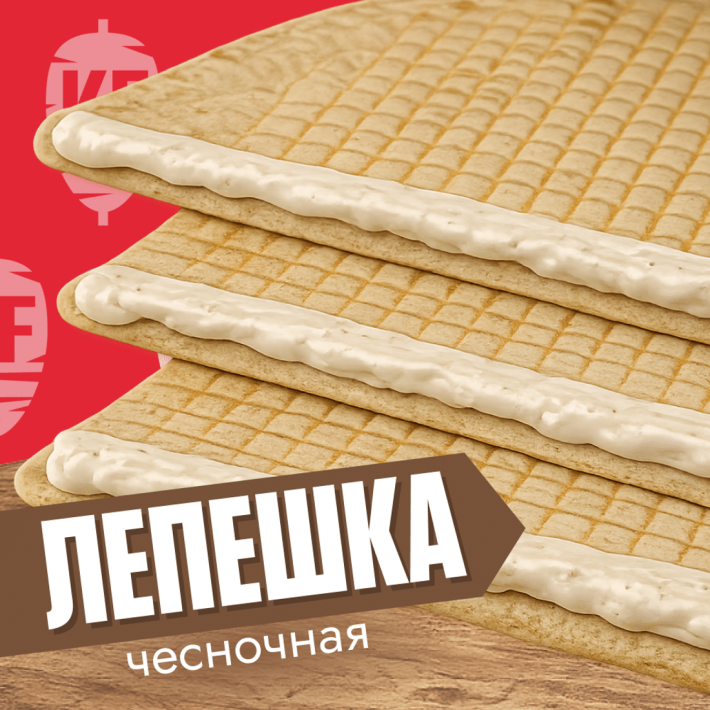 Лепешка чесночная