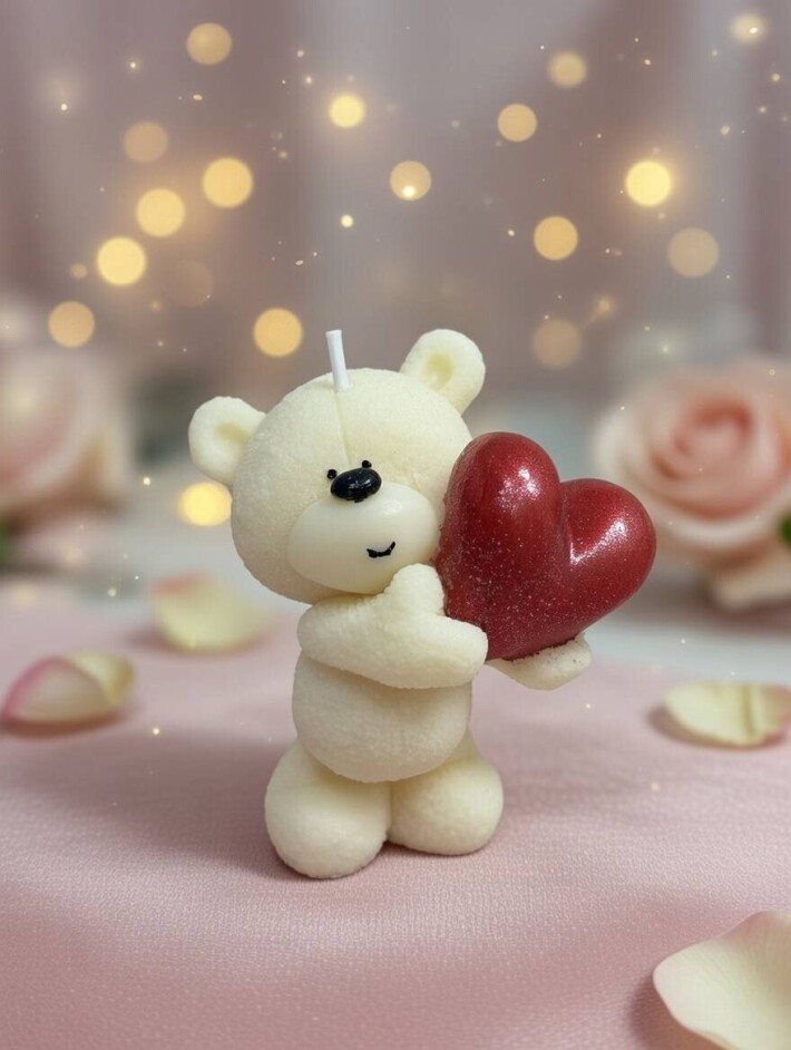 Свеча-мишка