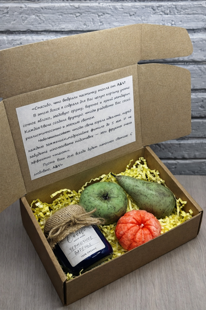 Бокс из свечей