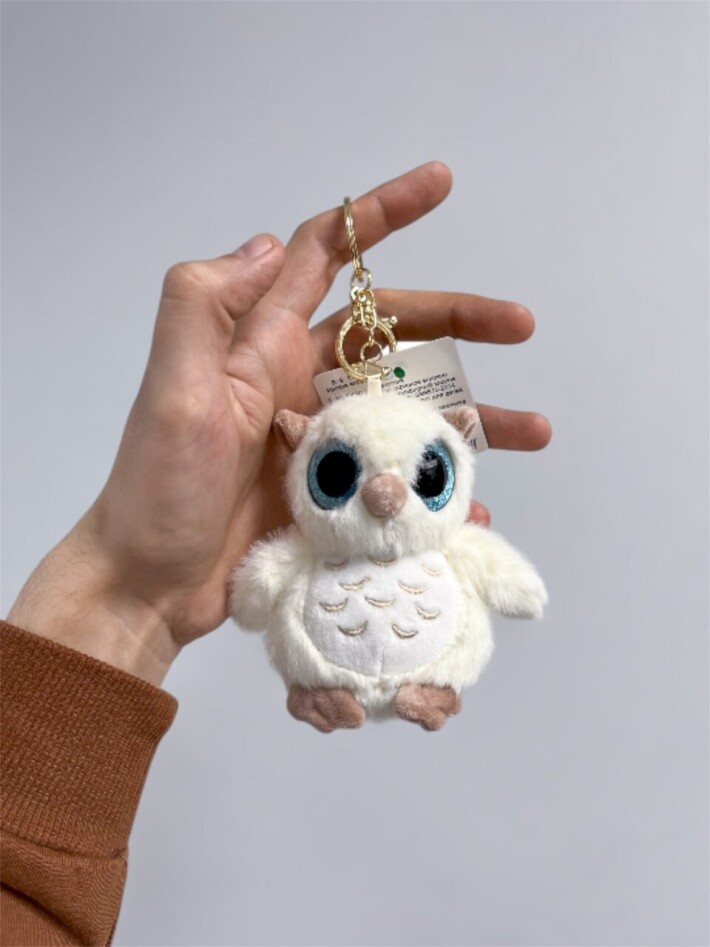 Игрушка-брелок «Сова белая»