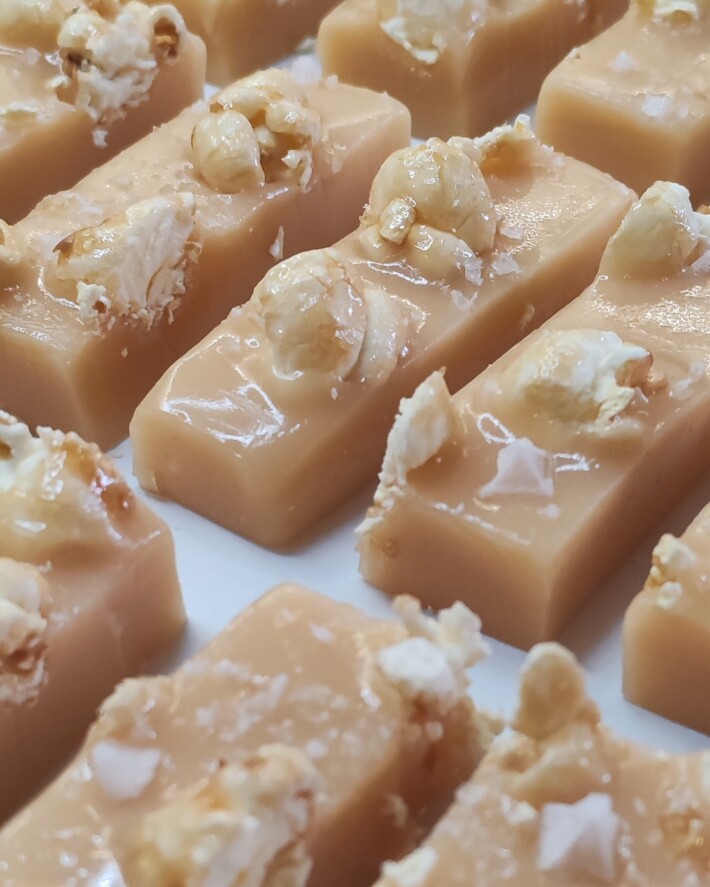 Ириска с попкорном