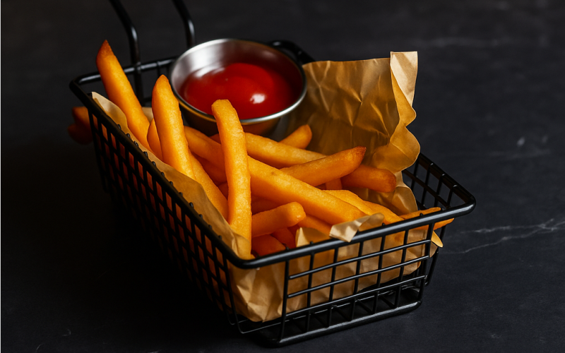 Картофель фри с кетчупом