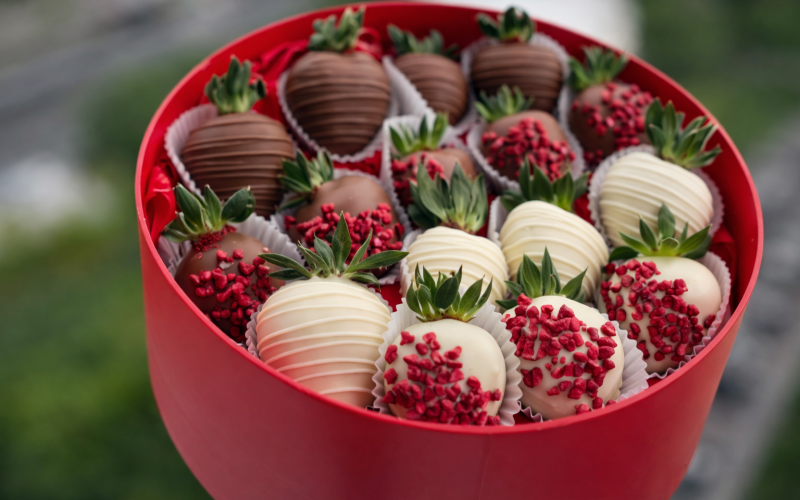 Бокс круглый «Красный»