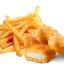 Наггетсы и картофель фри