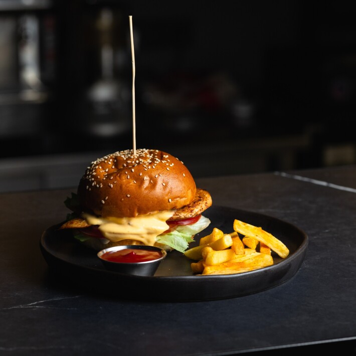 Бургер с курицей