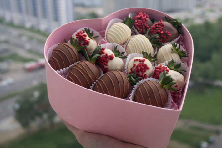 Бокс «Розовое сердце»