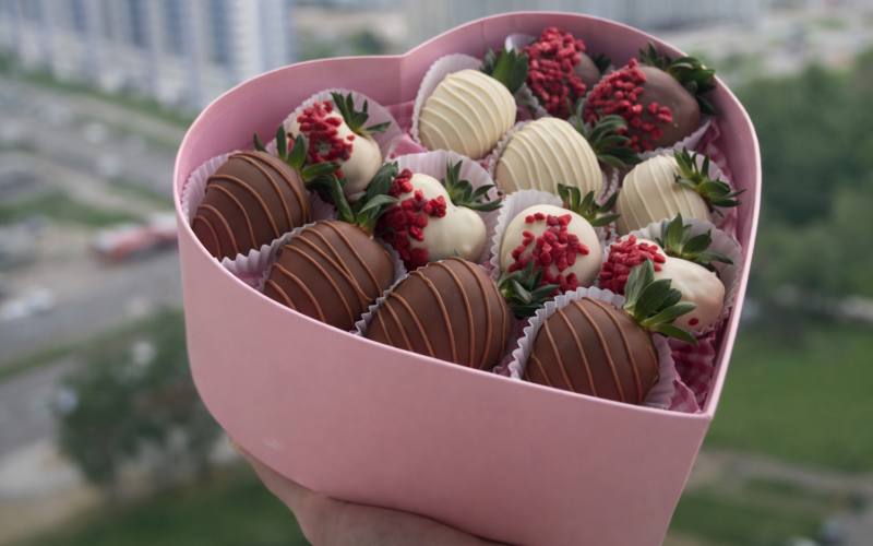 Бокс «Розовое сердце»