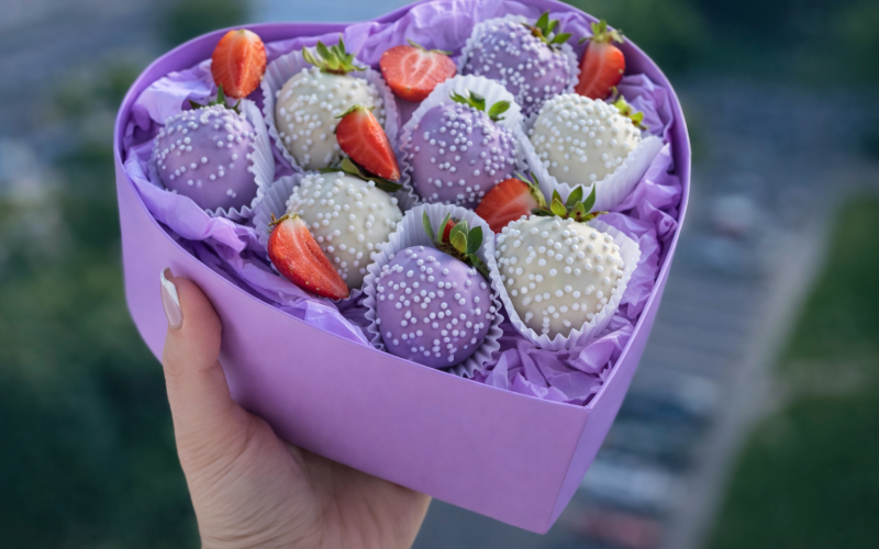 Бокс «Фиолетовое сердце»