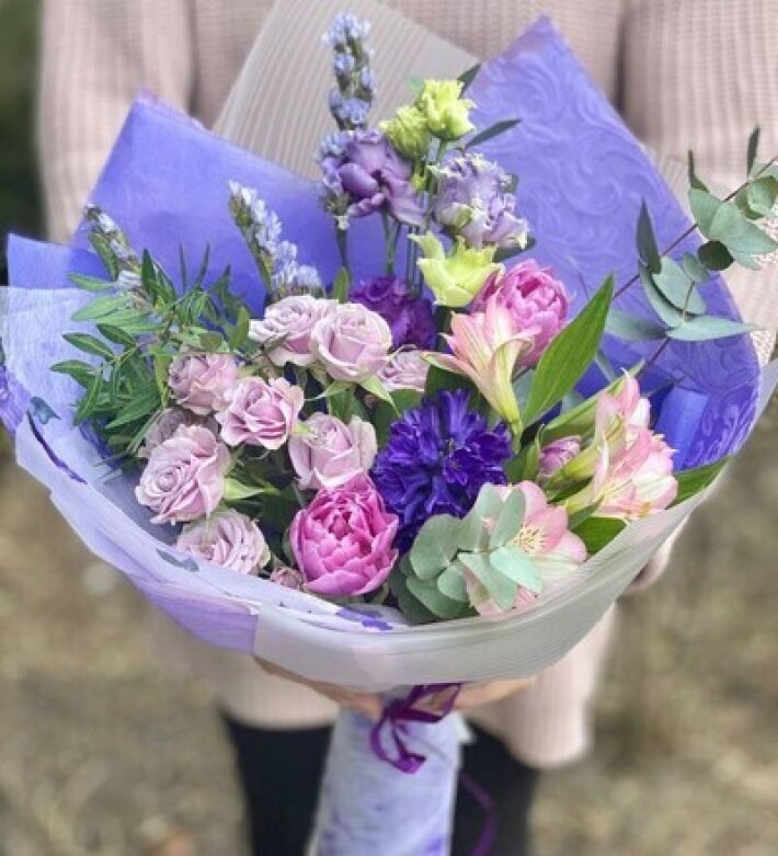 Букет «Сиреневая луна»