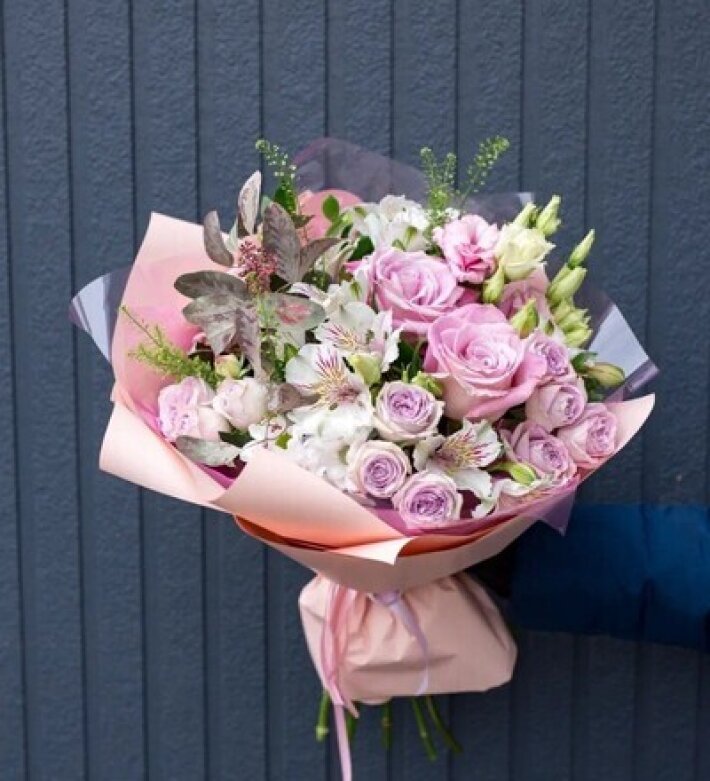 Букет «Зефирная пудра»