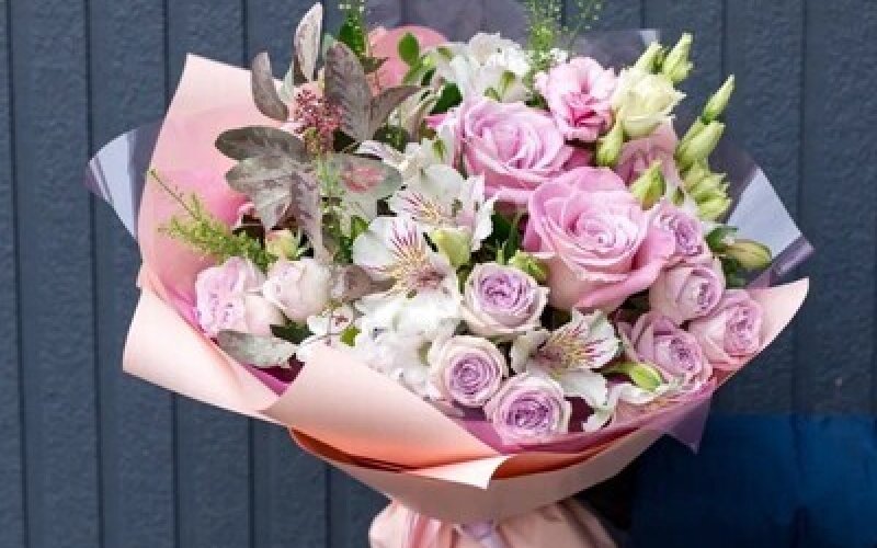 Букет «Зефирная пудра»