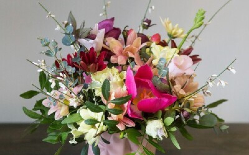 Букетик в вазоне №1