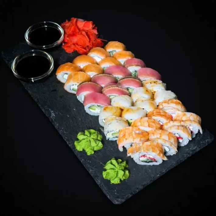 Сет из четырёх видов рыб