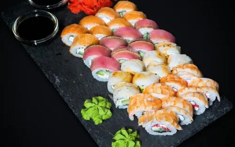 Сет из четырёх видов рыб