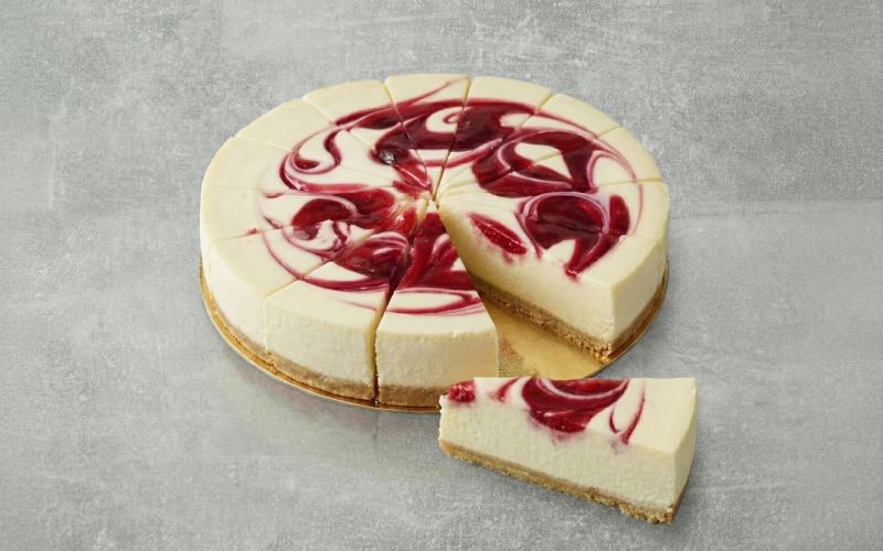 Чизкейк «Нью-Йорк» малиновый