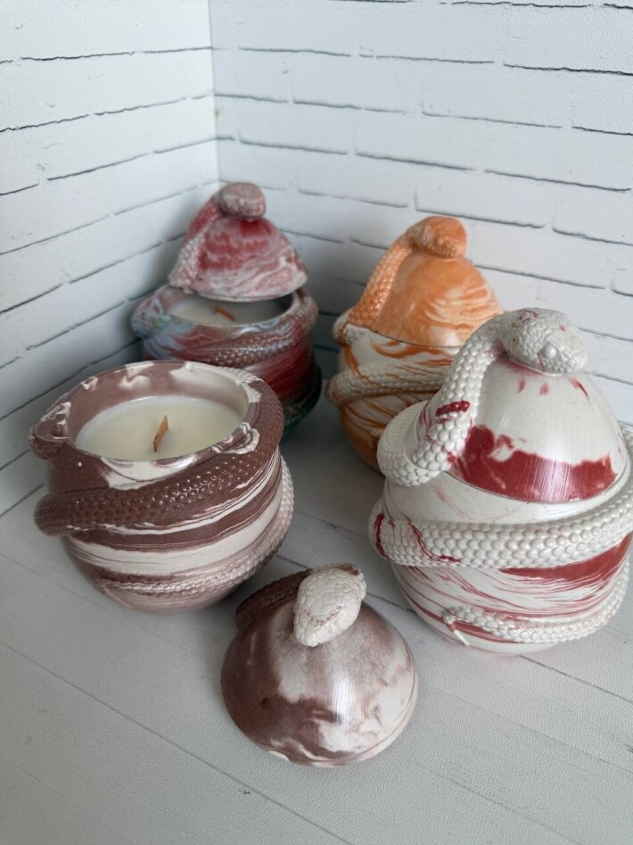 Арома свеча «Змейка»