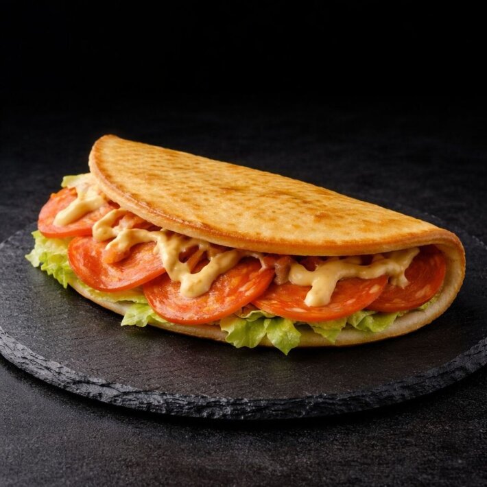 Пита с пепперони