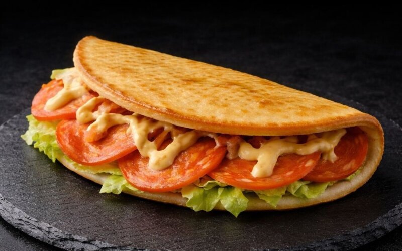 Пита с пепперони