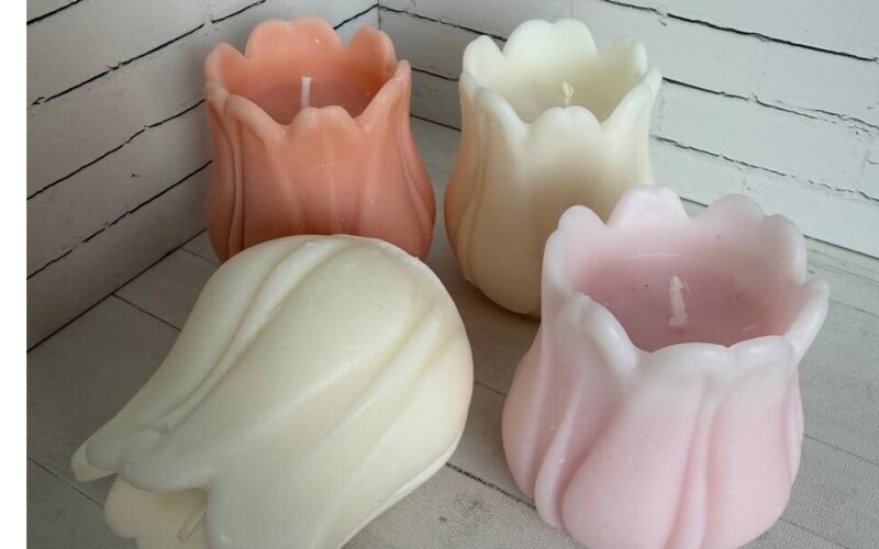 Арома свеча «Тюльпан»