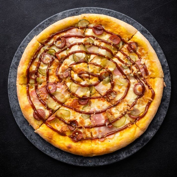 Барбекю с хрустящим луком