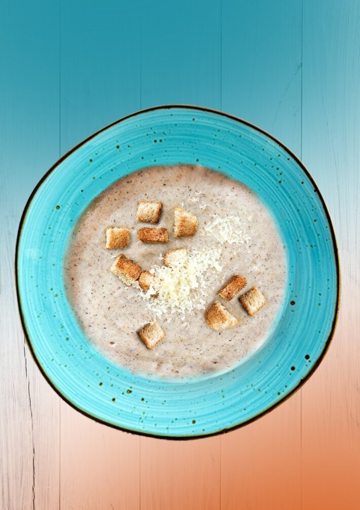 Крем-суп грибной