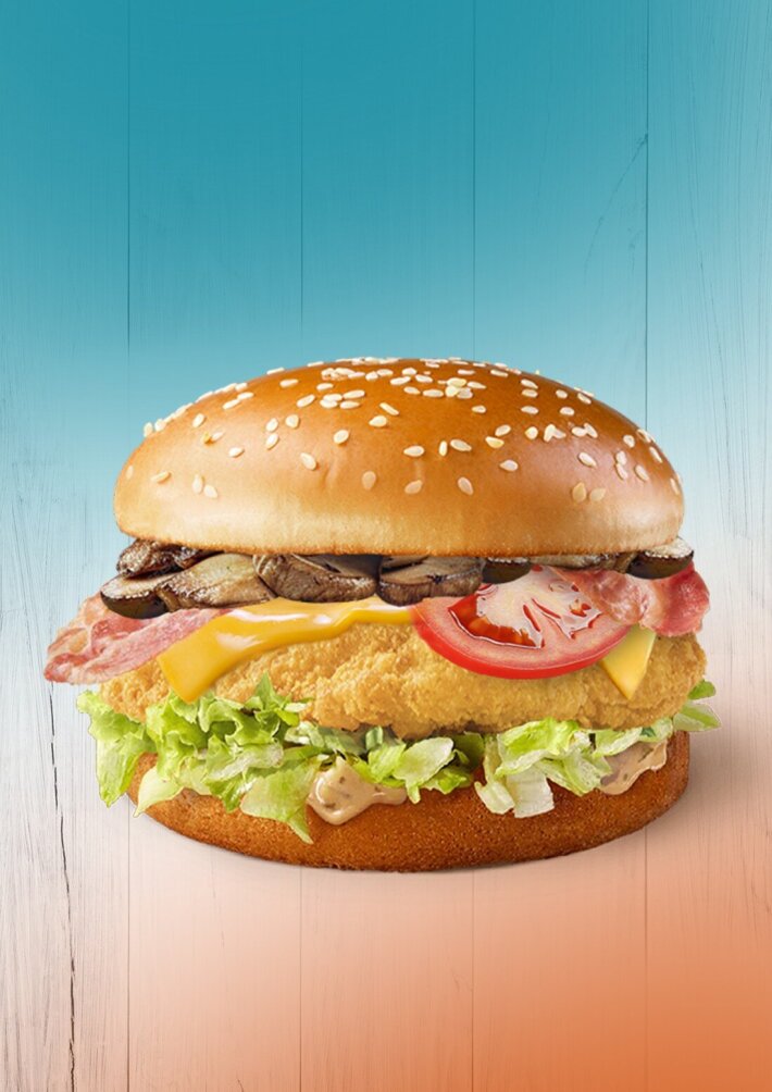 Чикенбекон бургер