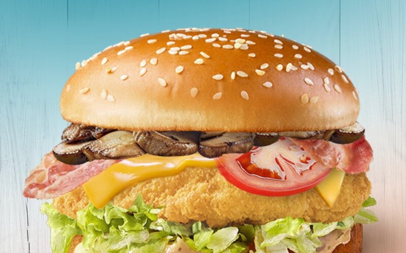 Чикенбекон бургер