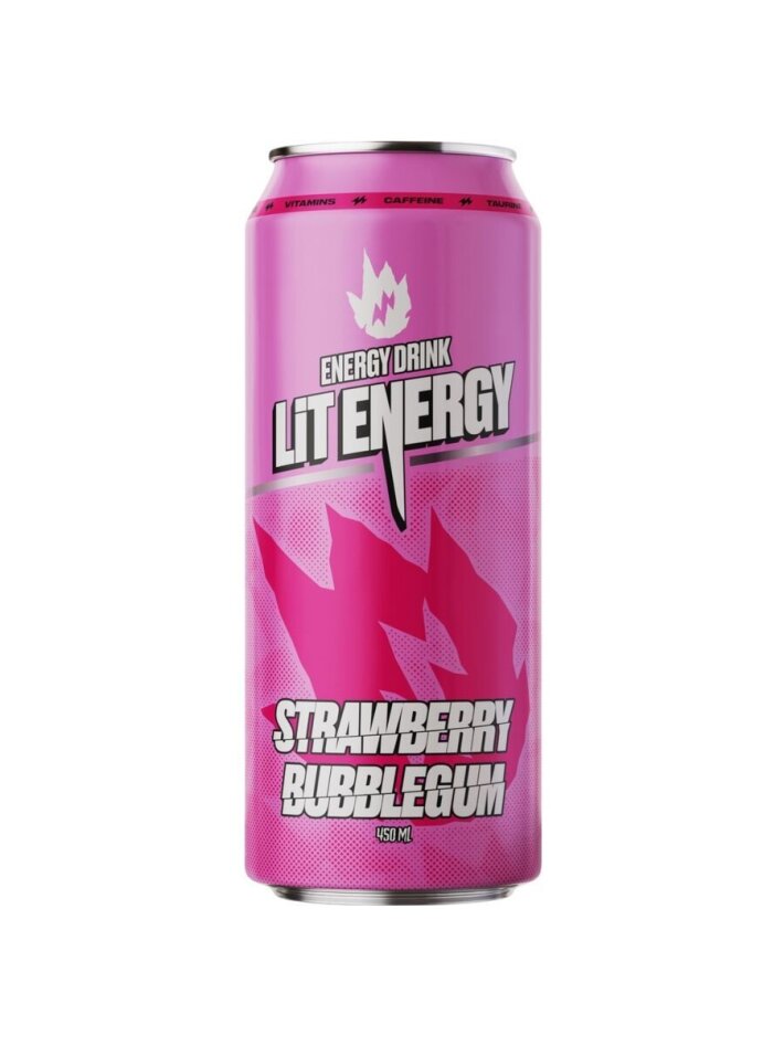 Напиток энергетический Lit Energy Strawberry bubblegum