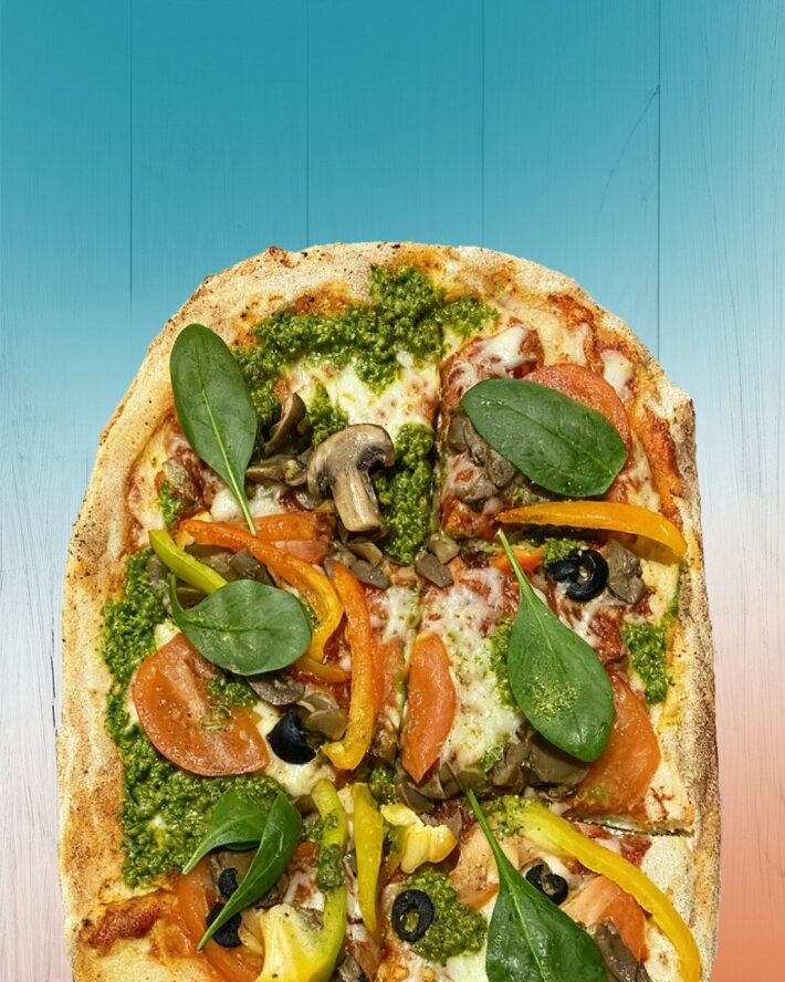 Римская пицца вегетарианская