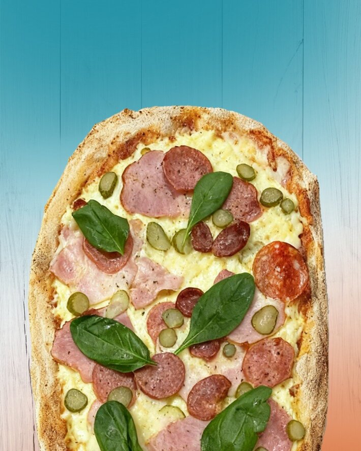 Римская пицца супермясная