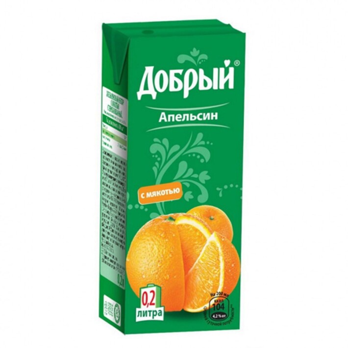 «Добрый» нектар апельсиновый