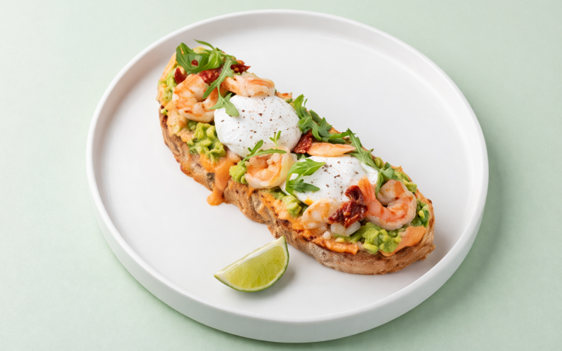 Пане гроссо с креветками