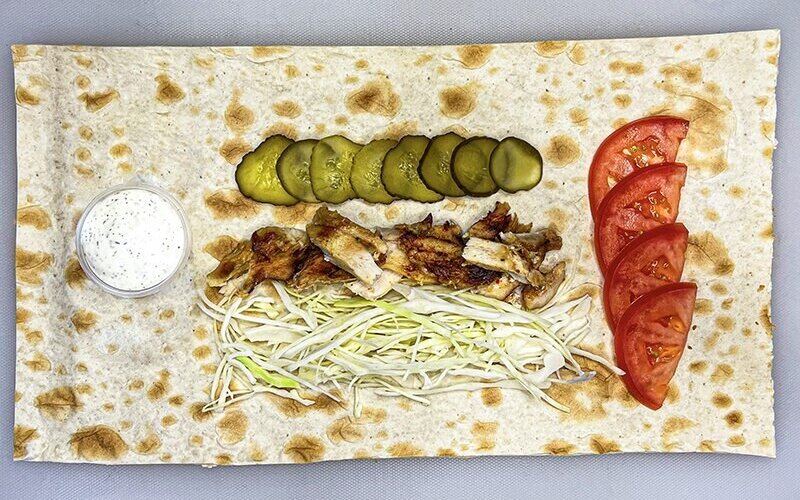 Донер «Креветка с манго»