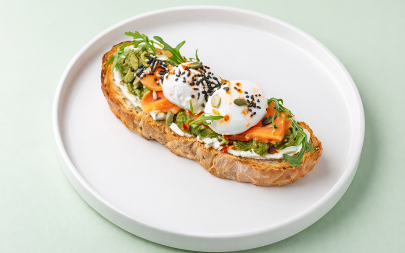 Пане гроссо с лососем