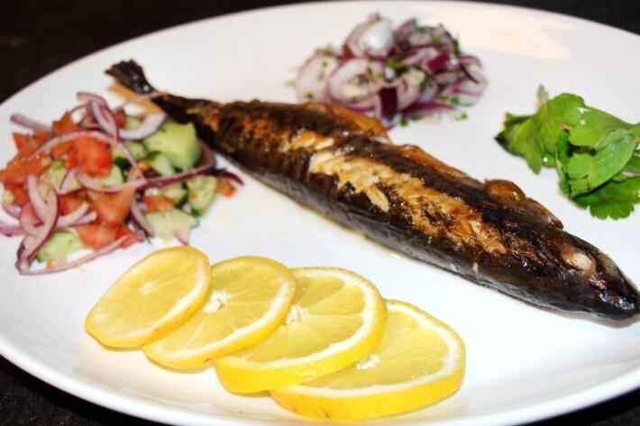 Скумбрия на гриле