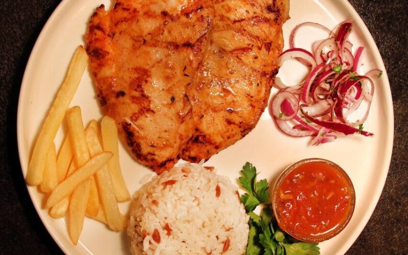 Куриная грудка на гриле