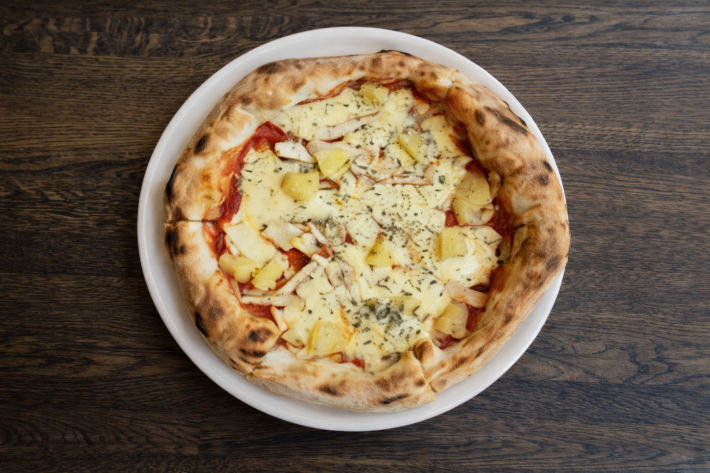 Пицца «Гавайская с цыплёнком»