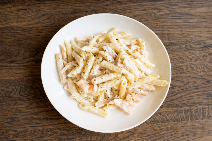 Паста с креветками