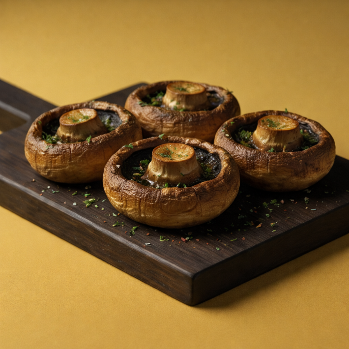 Шампиньоны гриль