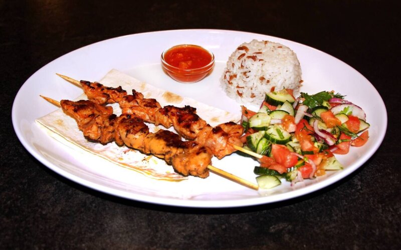 Шашлык куриный (Çöp şiş)