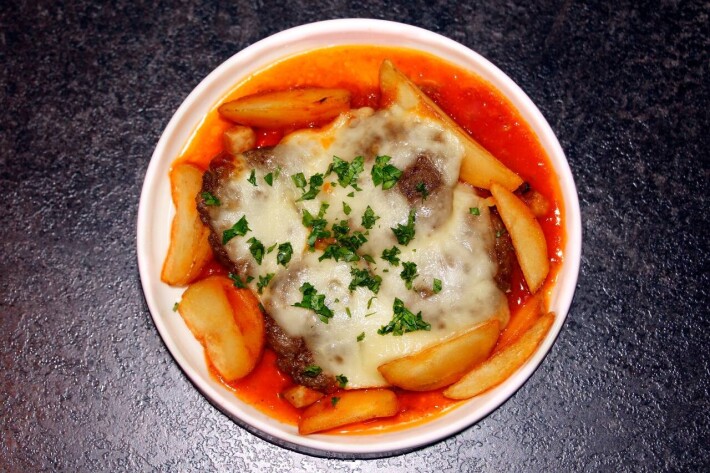 Фрикадельки из говядины с сыром